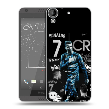 Пластиковый чехол на HTC Desire 630 с принтом Реал Роналдо