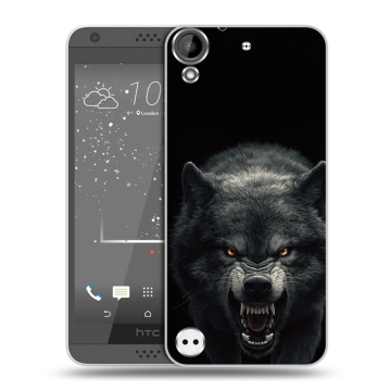 Пластиковый чехол на HTC Desire 630 с принтом Волк Пластиковый чехол на HTC Desire 630 с принтом Волк