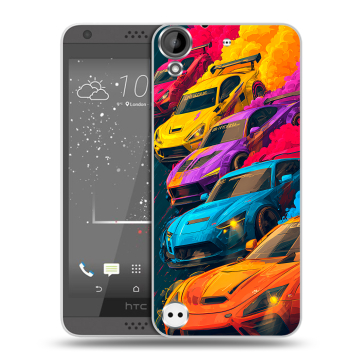 Пластиковый чехол на HTC Desire 630 с принтом Тачки Пластиковый чехол на HTC Desire 630 с принтом Тачки