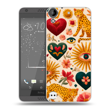 Пластиковый чехол на HTC Desire 630 с принтом Модный принт Пластиковый чехол на HTC Desire 630 с принтом Модный принт