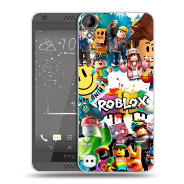 Пластиковый чехол на HTC Desire 630 с принтом Roblox Роблокс Пластиковый чехол на HTC Desire 630 с принтом Roblox Роблокс