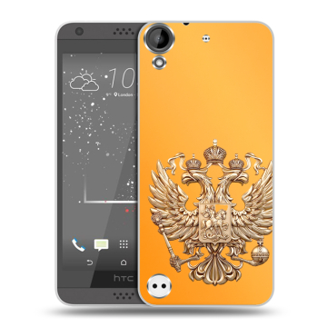 Пластиковый чехол на HTC Desire 630 с принтом Герб Флаг России Пластиковый чехол на HTC Desire 630 с принтом Герб Флаг России