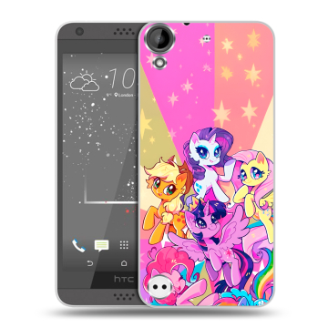 Пластиковый чехол на HTC Desire 630 с принтом My little pony Дружба чудо Пластиковый чехол на HTC Desire 630 с принтом My little pony Дружба чудо