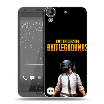 Пластиковый чехол на HTC Desire 630 с принтом PUGB ПАГБ Пластиковый чехол на HTC Desire 630 с принтом PUGB ПАГБ
