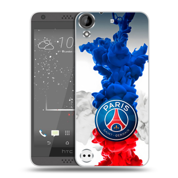 Пластиковый чехол на HTC Desire 630 с принтом PSG ПСЖ Пластиковый чехол на HTC Desire 630 с принтом PSG ПСЖ