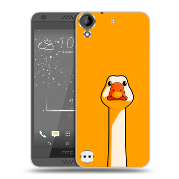Пластиковый чехол на HTC Desire 630 с принтом Смешная утка Пластиковый чехол на HTC Desire 630 с принтом Смешная утка