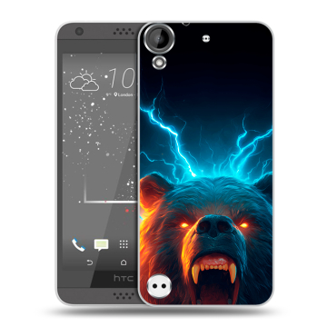 Пластиковый чехол на HTC Desire 630 с принтом Медведь Пластиковый чехол на HTC Desire 630 с принтом Медведь