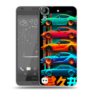 Пластиковый чехол на HTC Desire 630 с принтом машины тачки Пластиковый чехол на HTC Desire 630 с принтом машины тачки