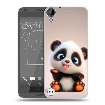 Пластиковый чехол на HTC Desire 630 с принтом милая панда Пластиковый чехол на HTC Desire 630 с принтом милая панда