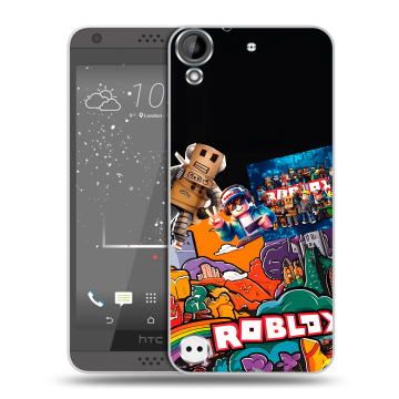 Пластиковый чехол на HTC Desire 630 с принтом Roblox Роблокс Пластиковый чехол на HTC Desire 630 с принтом Roblox Роблокс