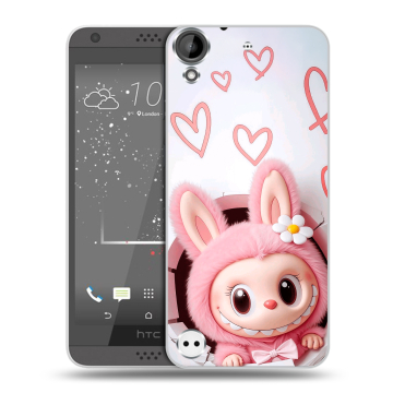 Пластиковый чехол на HTC Desire 630 с принтом Labubu Лабубу