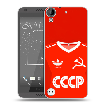 Пластиковый чехол на HTC Desire 630 с принтом Флаг Герб СССР Пластиковый чехол на HTC Desire 630 с принтом Флаг Герб СССР