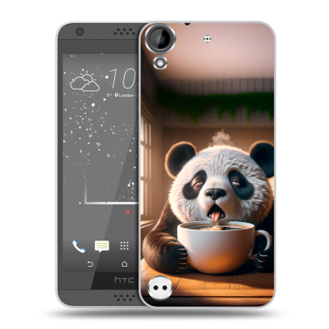 Пластиковый чехол на HTC Desire 630 с принтом смешная панда Пластиковый чехол на HTC Desire 630 с принтом смешная панда