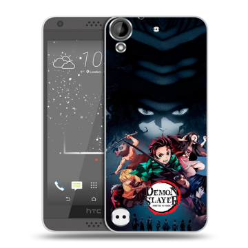Пластиковый чехол на HTC Desire 630 с принтом Demon Slayer Клинок рассекающий демонов Пластиковый чехол на HTC Desire 630 с принтом Demon Slayer Клинок рассекающий демонов