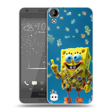 Пластиковый чехол на HTC Desire 630 с принтом Спанч боб Спанчбоб Пластиковый чехол на HTC Desire 630 с принтом Спанч боб Спанчбоб