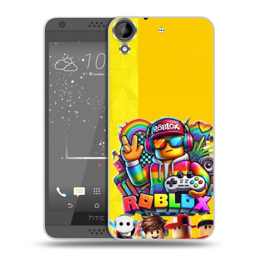 Пластиковый чехол на HTC Desire 630 с принтом Roblox Роблокс Пластиковый чехол на HTC Desire 630 с принтом Roblox Роблокс