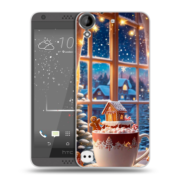 Пластиковый чехол на HTC Desire 630 с принтом Новый год Пластиковый чехол на HTC Desire 630 с принтом Новый год