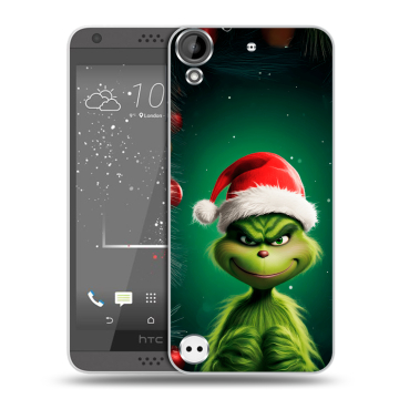 Пластиковый чехол на HTC Desire 630 с принтом Гринч Новый год Рождество Пластиковый чехол на HTC Desire 630 с принтом Гринч Новый год Рождество