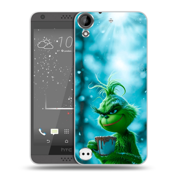 Пластиковый чехол на HTC Desire 630 с принтом Новый год гринч Пластиковый чехол на HTC Desire 630 с принтом Новый год гринч