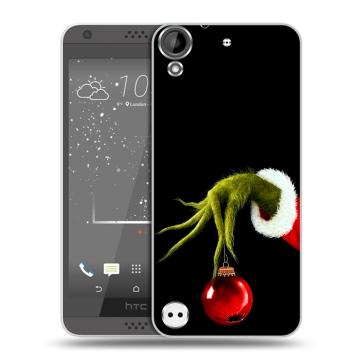 Пластиковый чехол на HTC Desire 630 с принтом Новый год Гринч Пластиковый чехол на HTC Desire 630 с принтом Новый год Гринч