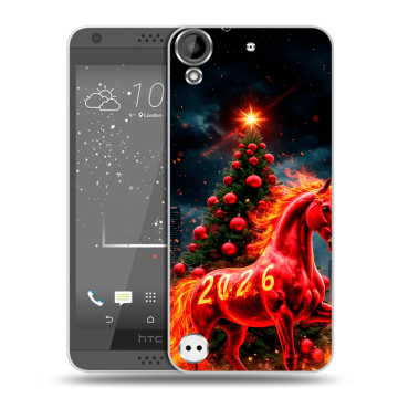 Пластиковый чехол на HTC Desire 630 с принтом Новый год Пластиковый чехол на HTC Desire 630 с принтом Новый год