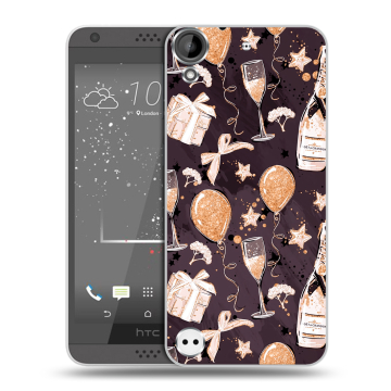 Пластиковый чехол на HTC Desire 630 с принтом Новый год Пластиковый чехол на HTC Desire 630 с принтом Новый год