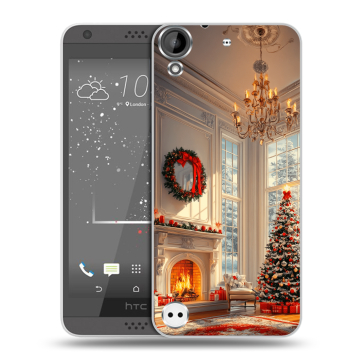 Пластиковый чехол на HTC Desire 630 с принтом Новый год Пластиковый чехол на HTC Desire 630 с принтом Новый год