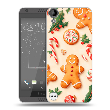 Пластиковый чехол на HTC Desire 630 с принтом Новый год Пластиковый чехол на HTC Desire 630 с принтом Новый год