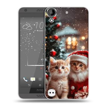 Пластиковый чехол на HTC Desire 630 с принтом Новый год Пластиковый чехол на HTC Desire 630 с принтом Новый год