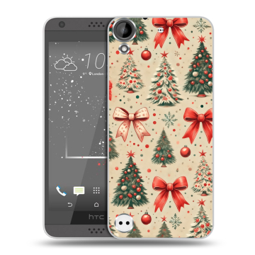 Пластиковый чехол на HTC Desire 630 с принтом Новый год Пластиковый чехол на HTC Desire 630 с принтом Новый год
