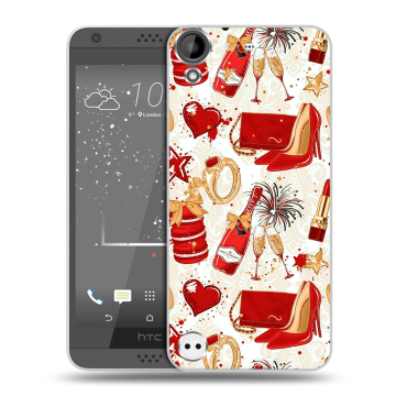 Пластиковый чехол на HTC Desire 630 с принтом Новый год Пластиковый чехол на HTC Desire 630 с принтом Новый год