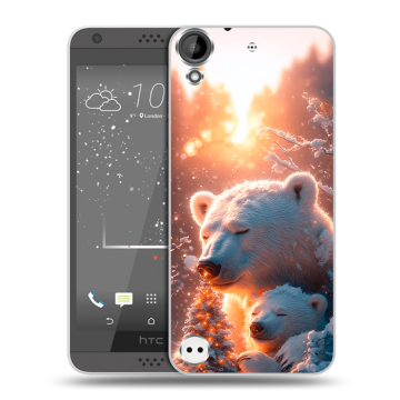 Пластиковый чехол на HTC Desire 630 с принтом Новый год Пластиковый чехол на HTC Desire 630 с принтом Новый год