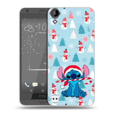 Пластиковый чехол на HTC Desire 630 с принтом Стич Новый год Пластиковый чехол на HTC Desire 630 с принтом Стич Новый год