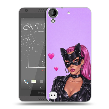 Пластиковый чехол на HTC Desire 630 с принтом женский Пластиковый чехол на HTC Desire 630 с принтом женский