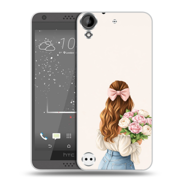 Пластиковый чехол на HTC Desire 630 с принтом женский Пластиковый чехол на HTC Desire 630 с принтом женский
