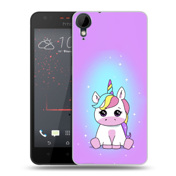 Пластиковый чехол на HTC Desire 825 с принтом Единорог