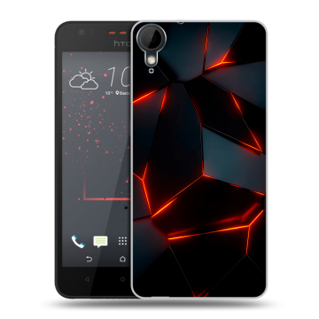 Пластиковый чехол на HTC Desire 825 с принтом Яркие абстракции