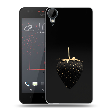 Пластиковый чехол на HTC Desire 825 с принтом Черная клубника Пластиковый чехол на HTC Desire 825 с принтом Черная клубника