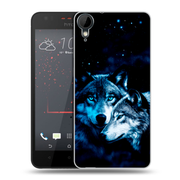 Пластиковый чехол на HTC Desire 825 с принтом Волки Пластиковый чехол на HTC Desire 825 с принтом Волки