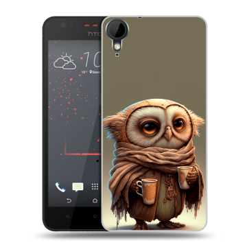 Пластиковый чехол на HTC Desire 825 с принтом Сова
