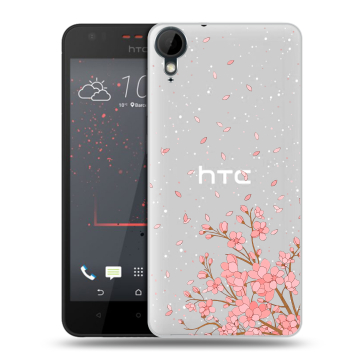 Пластиковый чехол на HTC Desire 825 с принтом Ветка сакуры Пластиковый чехол на HTC Desire 825 с принтом Ветка сакуры