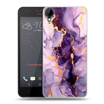 Пластиковый чехол на HTC Desire 825 с принтом Мрамор