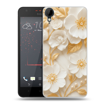 Пластиковый чехол на HTC Desire 825 с принтом Цветы