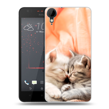 Пластиковый чехол на HTC Desire 825 с принтом Котята Пластиковый чехол на HTC Desire 825 с принтом Котята