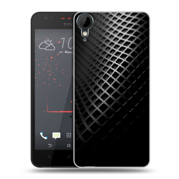 Пластиковый чехол на HTC Desire 825 с принтом Текстура металла