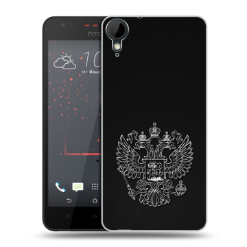 Пластиковый чехол на HTC Desire 825 с принтом Герб России