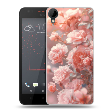 Пластиковый чехол на HTC Desire 825 с принтом Розовые розы Пластиковый чехол на HTC Desire 825 с принтом Розовые розы