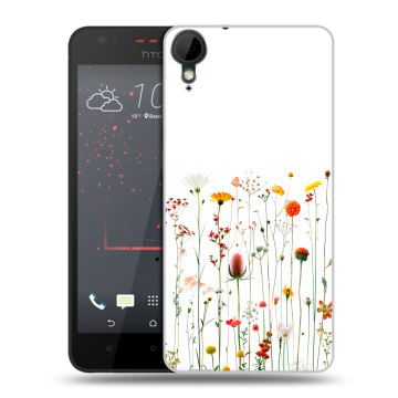 Пластиковый чехол на HTC Desire 825 с принтом цветы Пластиковый чехол на HTC Desire 825 с принтом цветы
