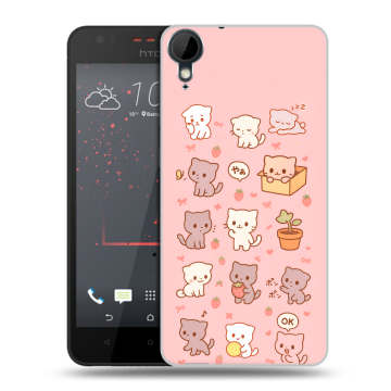 Пластиковый чехол на HTC Desire 825 с принтом Hello Kitty Хелоу Кити Пластиковый чехол на HTC Desire 825 с принтом Hello Kitty Хелоу Кити
