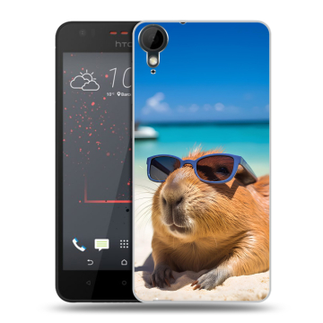 Пластиковый чехол на HTC Desire 825 с принтом Капибара